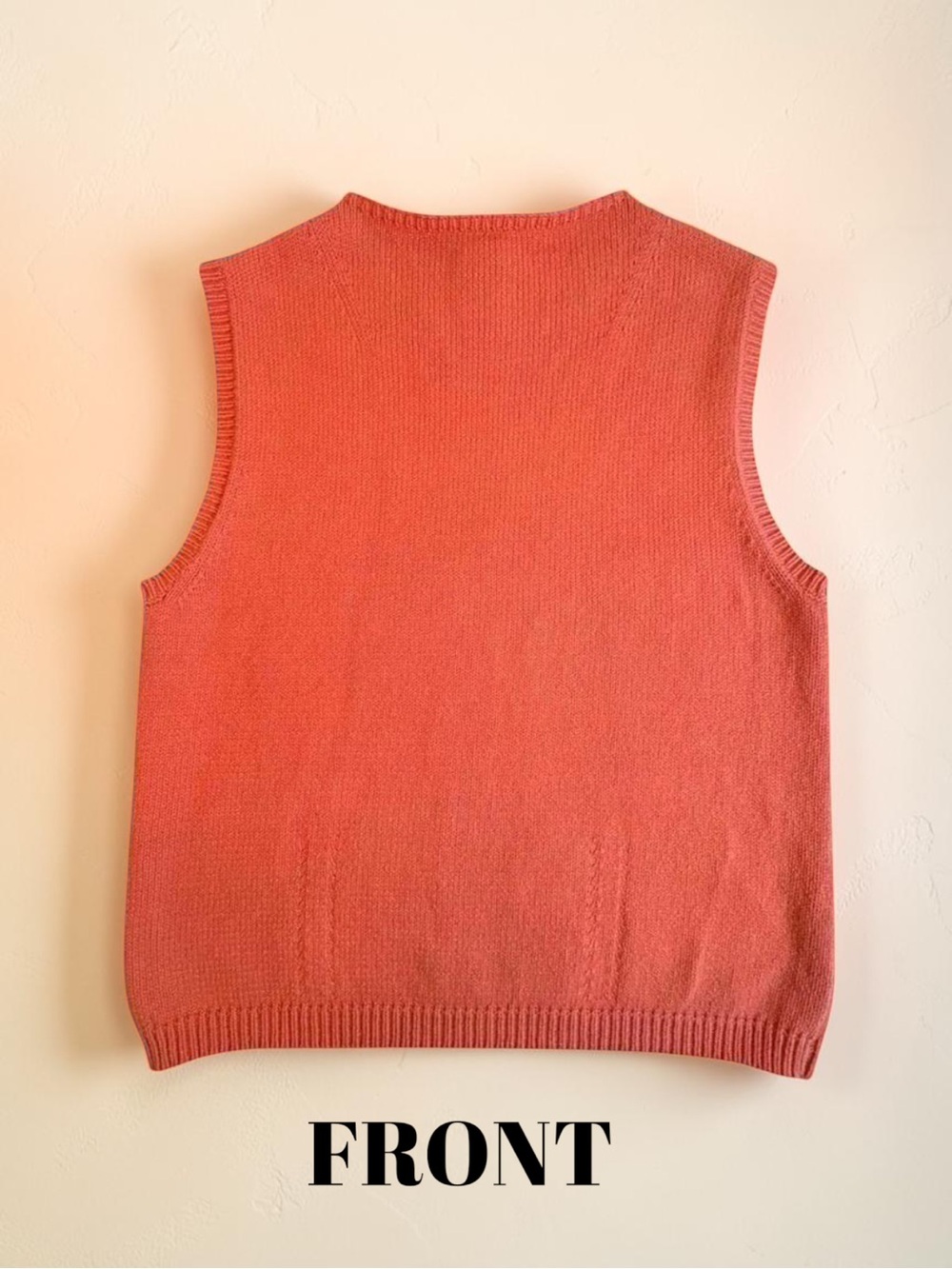 ✨VINTAGE✨PENDLETON✨PEACHY SWEATER VEST✨